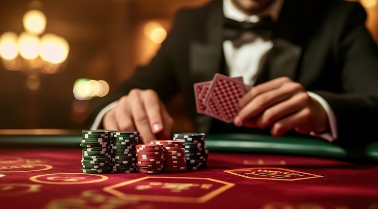 Tim 2 waybet bekerja di pusat operasi platform dengan monitor dan sistem keamanan berlapis